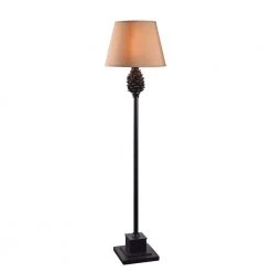 Spruce 59.5 in. Aged Bronze Outdoor Floor Lamp by Kenroy Home