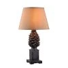 Spruce 27 in. Aged Bronze Outdoor Table Lamp by Kenroy Home -Kenroy Home Sales aged bronze kenroy home outdoor table lamps 35245abz 64 1000