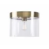 Capri 1-Light Antique Brass Flush Mount Light by Kenroy Home -Kenroy Home Sales antique brass finish kenroy home flush mount lights 91837ab 64 1000