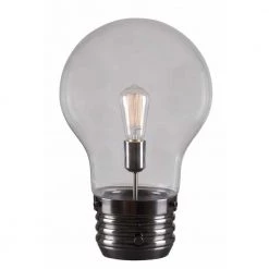 Edison 18 in. H Antique Brass Table Lamp by Kenroy Home