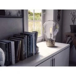 Edison 18 in. H Antique Brass Table Lamp by Kenroy Home -Kenroy Home Sales antique brass kenroy home table lamps 32462ab c3 1000