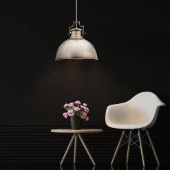 Nautilus 1-Light Antique Nickel Pendant by Kenroy Home -Kenroy Home Sales antique nickel finish kenroy home chandeliers 92065ani 31 1000