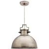Nautilus 1-Light Antique Nickel Pendant by Kenroy Home -Kenroy Home Sales antique nickel finish kenroy home chandeliers 92065ani 64 1000