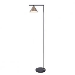 Peek 63 in. Black and Antique Brass Floor Lamp with Adjustable Shade by Kenroy Home -Kenroy Home Sales black and antique brass kenroy home floor lamps 35329ab c3 1000