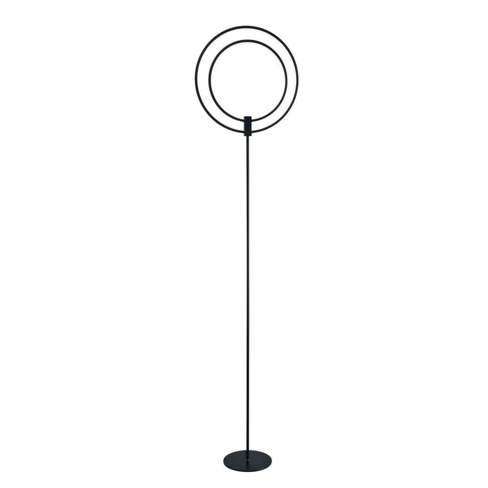 Aurora 63 in. Black indoor Floorchiere Lamp by Kenroy Home 3 Aurora 63 in. Black indoor Floorchiere Lamp by Kenroy Home