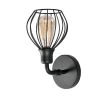 Cagney 1-Light Black Sconce by Kenroy Home 2 Cagney 1-Light Black Sconce by Kenroy Home -Kenroy Home Sales black finish kenroy home wall sconces 93970bl 64 1000