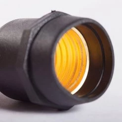 48 ft. 24 Oversized Edison Light Bulbs Black/Gold All Weather LED String Light by OVE Decors -Kenroy Home Sales black gold ove decors string lights string light 66 1000