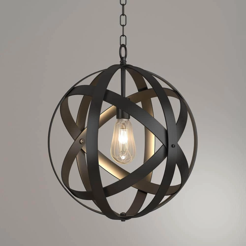 Global 1-Light Black Pendant by Kenroy Home 7 Global 1-Light Black Pendant by Kenroy Home - Image 5
