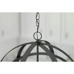 Global 3-Light Black Pendant by Kenroy Home -Kenroy Home Sales black kenroy home chandeliers 93553blk 1f 1000