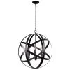 Global 3-Light Black Pendant by Kenroy Home -Kenroy Home Sales black kenroy home chandeliers 93553blk 64 1000