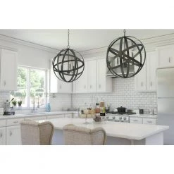 Global 3-Light Black Pendant by Kenroy Home -Kenroy Home Sales black kenroy home chandeliers 93553blk fa 1000