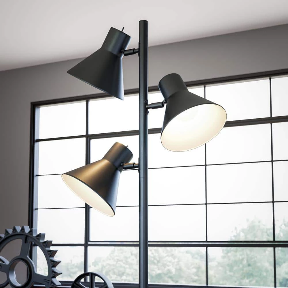 Ash 64 in. Black Tree Lamp by Kenroy Home 6 Ash 64 in. Black Tree Lamp by Kenroy Home - Image 4
