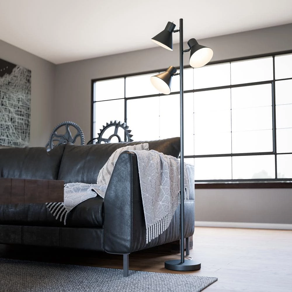 Ash 64 in. Black Tree Lamp by Kenroy Home 4 Ash 64 in. Black Tree Lamp by Kenroy Home - Image 2