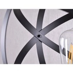 Global 58 in. Black Floor Lamp with Black Metal Shade by Kenroy Home -Kenroy Home Sales black kenroy home floor lamps 32904bl 1f 1000