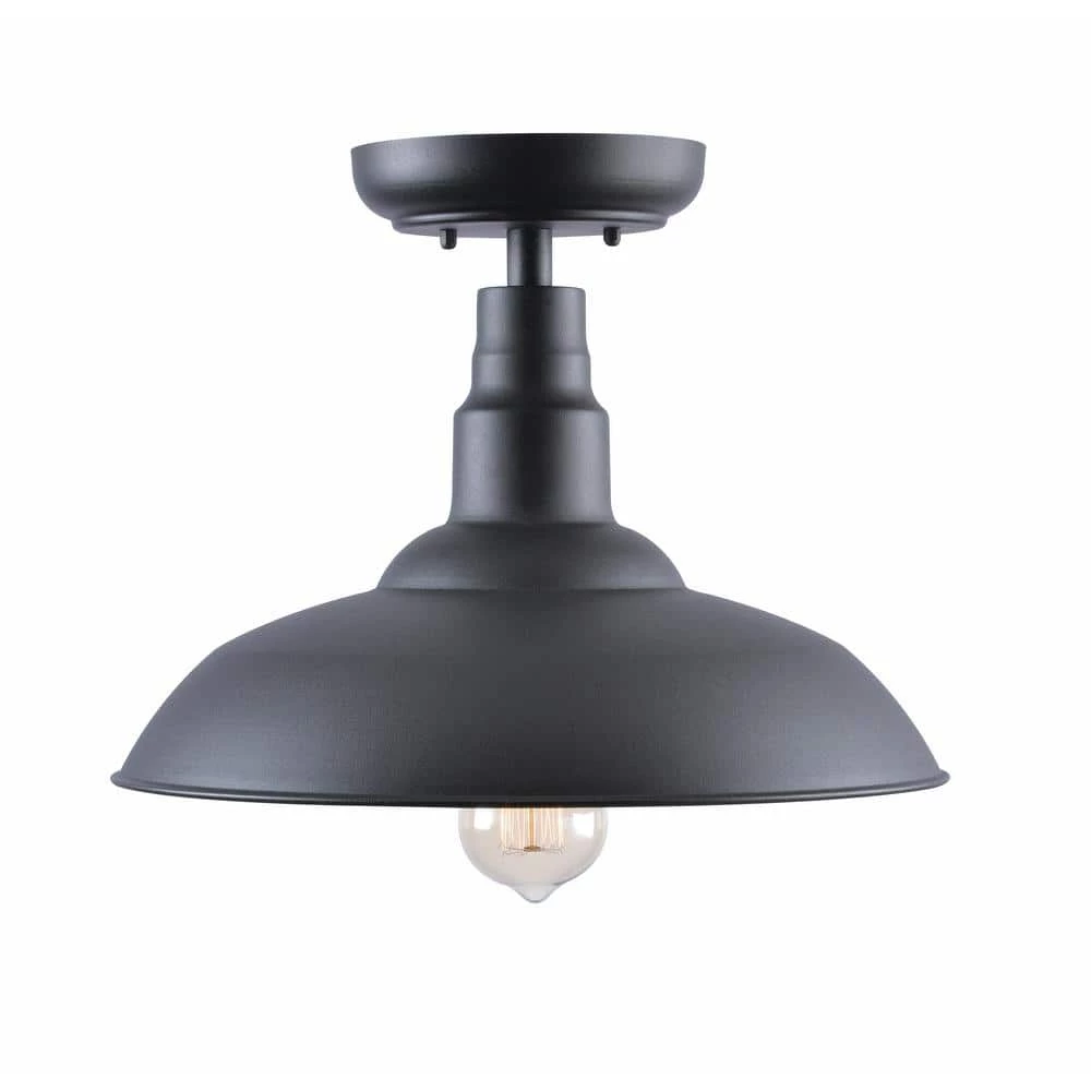 Dale Large Black Outdoor Semi Flush Mount by Kenroy Home 2 Dale Large Black Outdoor Semi Flush Mount by Kenroy Home