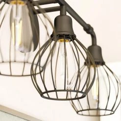 Cagney 3-Light Black Bath Vanity Light by Kenroy Home -Kenroy Home Sales black kenroy home vanity lighting 93973bl 44 1000