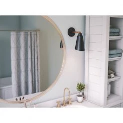 Alvar 1-Light Black Sconce by Kenroy Home -Kenroy Home Sales black kenroy home wall sconces 93673bl 44 1000