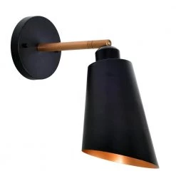 Alvar 1-Light Black Sconce by Kenroy Home
