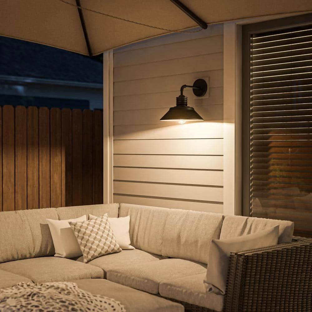 Sully Large 1-Light Black Outdoor Sconce by Kenroy Home 7 Sully Large 1-Light Black Outdoor Sconce by Kenroy Home - Image 5