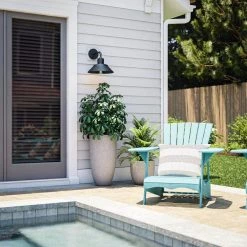 Sully Large 1-Light Black Outdoor Sconce by Kenroy Home 16 Sully Large 1-Light Black Outdoor Sconce by Kenroy Home -Kenroy Home Sales black kenroy home wall sconces 94095bl 76 1000