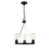 Clark 3-Light Black Chandelier with Clear Glass Shades by OVE Decors -Kenroy Home Sales black ove decors chandeliers 15lchr cla517 p 64 1000