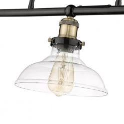 Elgin III 3-Light Pendant Painted Black Finish with Clear Glass Shade by OVE Decors 12 Elgin III 3-Light Pendant Painted Black Finish with Clear Glass Shade by OVE Decors -Kenroy Home Sales black ove decors chandeliers 15lpe elg332 p 1f 1000