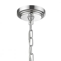 Pena 4-Light Black and Chrome Globe Pendant Light with Crystals by OVE Decors -Kenroy Home Sales black ove decors chandeliers 15lpe pena18 pb fa 1000