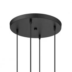 Theodore 16 in. 4-Light Black Ceiling Pendant Light by OVE Decors -Kenroy Home Sales black ove decors chandeliers 15lpe the416 pb 4f 1000