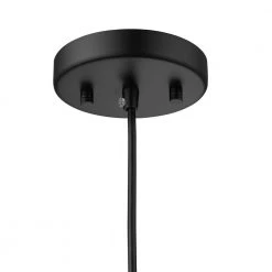 Clark I 1-Light Black Pendant with Clear Glass Shade by OVE Decors -Kenroy Home Sales black ove decors chandeliers 15lper cla108 p 76 1000