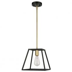 Agnes I 1-Light Matte Black/Gold Sockets Pendant by OVE Decors 11 Agnes I 1-Light Matte Black/Gold Sockets Pendant by OVE Decors -Kenroy Home Sales black ove decors chandeliers pe agn110 blgky c3 1000