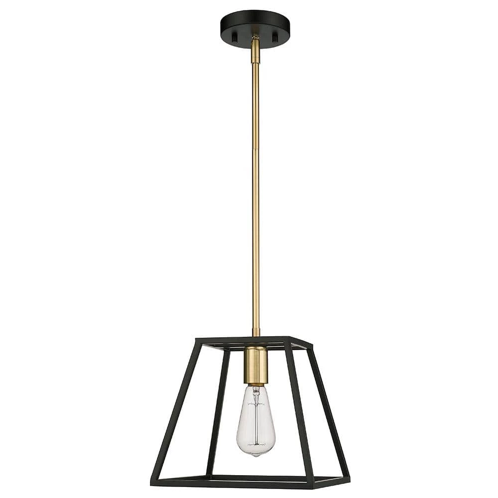 Agnes I 1-Light Matte Black/Gold Sockets Pendant by OVE Decors 5 Agnes I 1-Light Matte Black/Gold Sockets Pendant by OVE Decors - Image 3