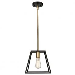 Agnes I 1-Light Matte Black/Gold Sockets Pendant by OVE Decors 15 Agnes I 1-Light Matte Black/Gold Sockets Pendant by OVE Decors -Kenroy Home Sales black ove decors chandeliers pe agn110 blgky fa 1000