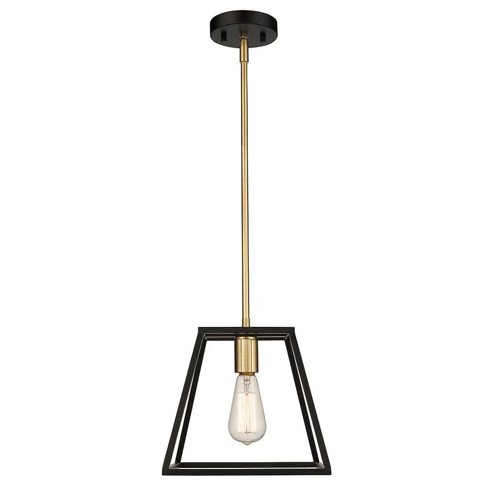 Agnes I 1-Light Matte Black/Gold Sockets Pendant by OVE Decors 9 Agnes I 1-Light Matte Black/Gold Sockets Pendant by OVE Decors - Image 7