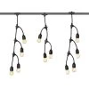 Fence 27.5 ft. Plug-In S14 Bulbs String Light by OVE Decors -Kenroy Home Sales black ove decors string lights 15lst fenc28 rb 64 1000