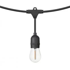 Outdoor 24 ft. Plug-In S14 Bulbs Sting Light by OVE Decors 10 Outdoor 24 ft. Plug-In S14 Bulbs Sting Light by OVE Decors -Kenroy Home Sales black ove decors string lights 15lst s14024 rb 1f 1000