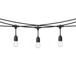 Kenroy Home Sales 5 Outdoor 24 ft. Plug-In S14 Bulbs Sting Light by OVE Decors