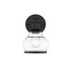 Theodore 6 in. 1-Light Black Vanity Light with Clear Glass Shade by OVE Decors 1 Theodore 6 in. 1-Light Black Vanity Light with Clear Glass Shade by OVE Decors -Kenroy Home Sales black ove decors vanity lighting 15lva the506 pb 64 1000