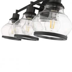 Theodore VIII 7.1 in, Painted Black Bathroom Vanity Light with Clear Glass Shades by OVE Decors 10 Theodore VIII 7.1 in, Painted Black Bathroom Vanity Light with Clear Glass Shades by OVE Decors -Kenroy Home Sales black ove decors vanity lighting 15lva the824 p 4f 1000