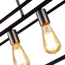 Agnes II 5-Light Black and Silver Pendant by OVE Decors 15 Agnes II 5-Light Black and Silver Pendant by OVE Decors -Kenroy Home Sales black silver ove decors chandeliers agnes ii 1f 1000