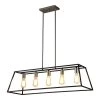 Agnes II 5-Light Black and Silver Pendant by OVE Decors -Kenroy Home Sales black silver ove decors chandeliers agnes ii 64 1000