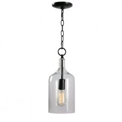 Capri 1-Light Bronze Mini Pendant by Kenroy Home