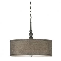 Margot 3-Light Oil-Rubbed Bronze Pendant by Kenroy Home