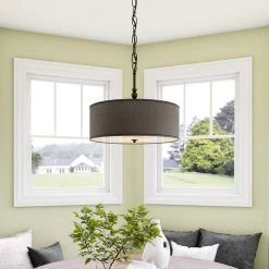 Margot 3-Light Oil-Rubbed Bronze Pendant by Kenroy Home -Kenroy Home Sales blackened oil rubbed bronze kenroy home chandeliers 91640orb 76 1000
