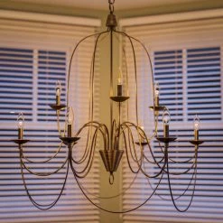 Pannier 9-Light Oil-Rubbed Bronze with Silver Highlights Chandelier by Kenroy Home -Kenroy Home Sales blackened oil rubbed bronze kenroy home chandeliers 93069orb 1f 1000