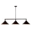 Conical 3-Light Steel Island Light by Kenroy Home -Kenroy Home Sales blackened oil rubbed bronze kenroy home chandeliers 93247orb 64 1000