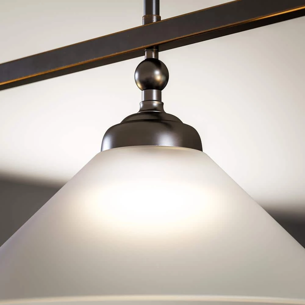 Conical 3-Light Oil Rubbed Bronze Pendant by Kenroy Home 7 Conical 3-Light Oil Rubbed Bronze Pendant by Kenroy Home - Image 5