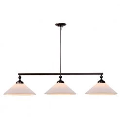 Conical 3-Light Oil Rubbed Bronze Pendant by Kenroy Home