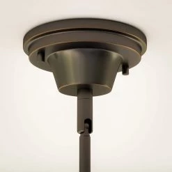 Cambridge 1-Light Bronze Pendant by Kenroy Home -Kenroy Home Sales blackened oil rubbed bronze kenroy home chandeliers 93661orb 1f 1000