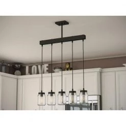 Appalachian 5 Light Oil Rubbed Bronze Island Pendant by Kenroy Home 16 Appalachian 5 Light Oil Rubbed Bronze Island Pendant by Kenroy Home -Kenroy Home Sales blackened oil rubbed bronze kenroy home chandeliers 93695orb 4f 1000