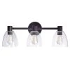 Edis 3 Light Bronze Vanity Light by Kenroy Home 1 Edis 3 Light Bronze Vanity Light by Kenroy Home -Kenroy Home Sales blackened oil rubbed bronze kenroy home vanity lighting 92093orb 64 1000